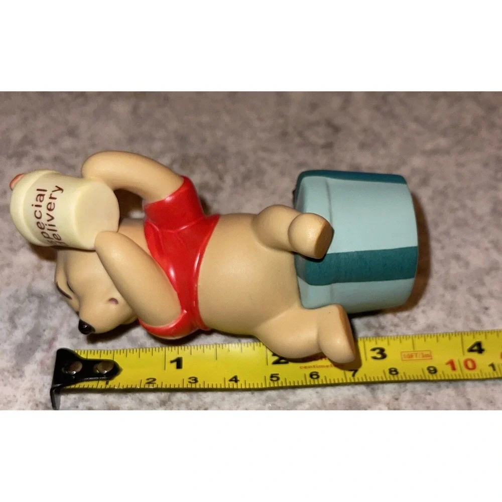 Pooh Newborn Is For A Happy Start Figurine Pooh and Friends Cake Topper